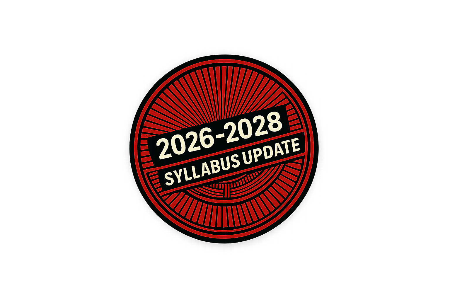 2026-2028 Syllabus Update
